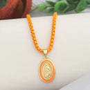 Colar Nossa Senhora Medalha Colorida